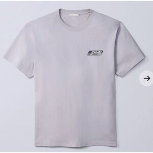 Calvin Klein Jung Kook Rebel Badge Short Sleeve Tee Grey XS
